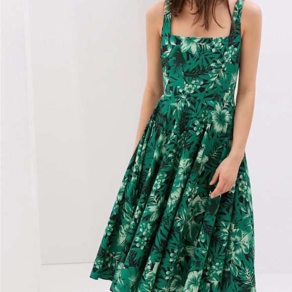 Zara Dresses Zara Woman Dress With Full Skirt Poshmark